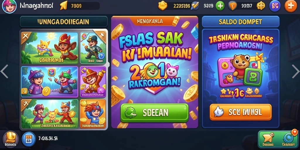 Tangkapan layar menunjukkan antarmuka permainan yang menarik.