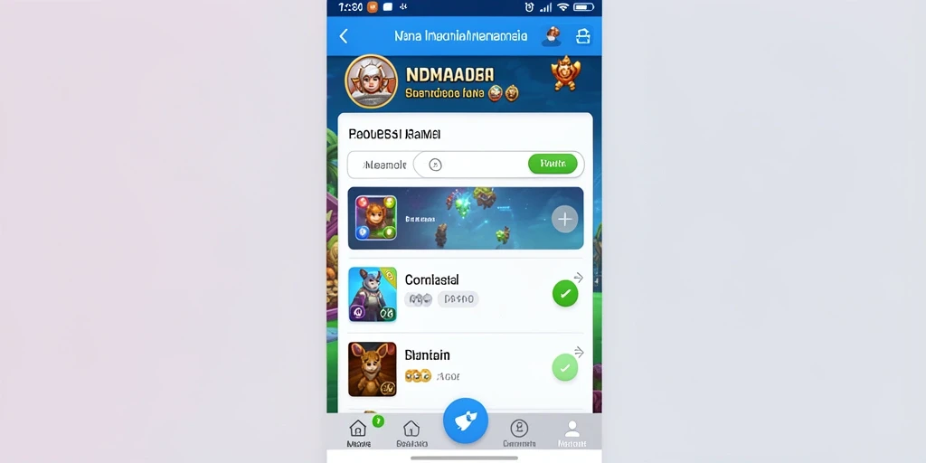Tampilan menu utama yang menarik dan mudah dinavigasi.