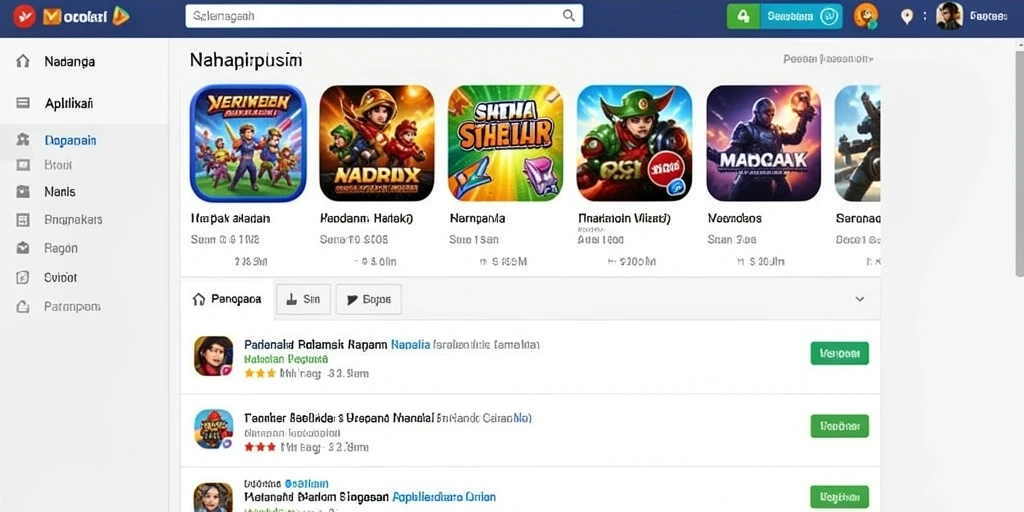 Tampilan awal aplikasi 9ZKGAMES yang menarik.