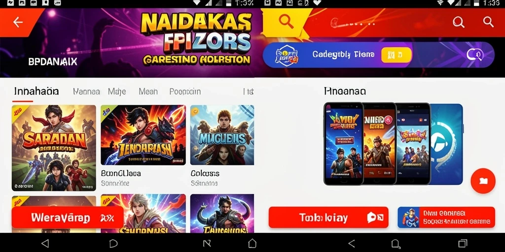 Tampilan awal aplikasi ASKASINO yang menarik dan user-friendly.