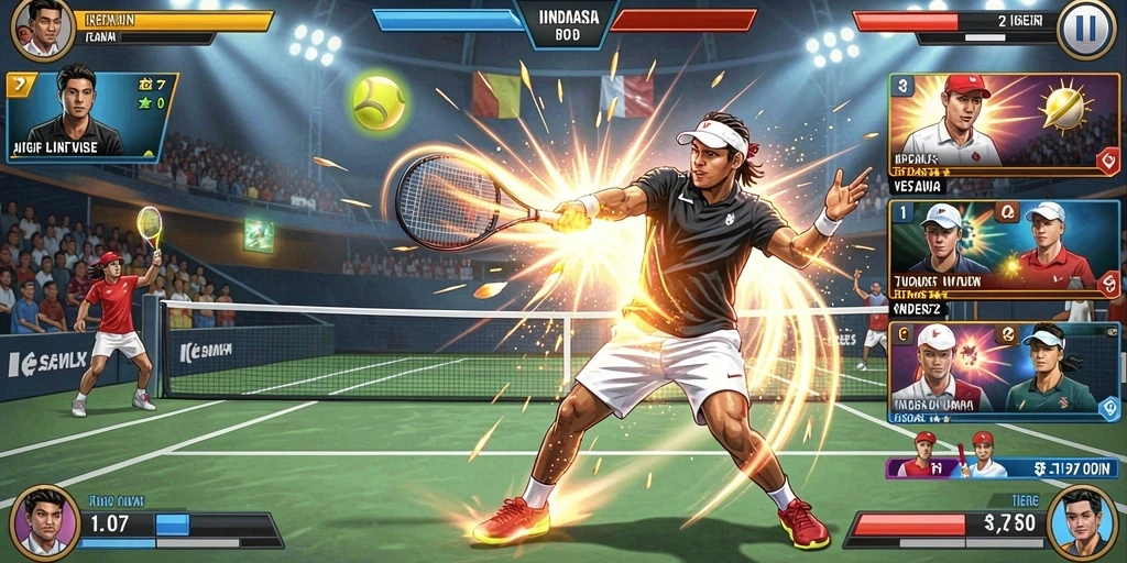 Screenshot menampilkan variasi tema slot yang menarik.