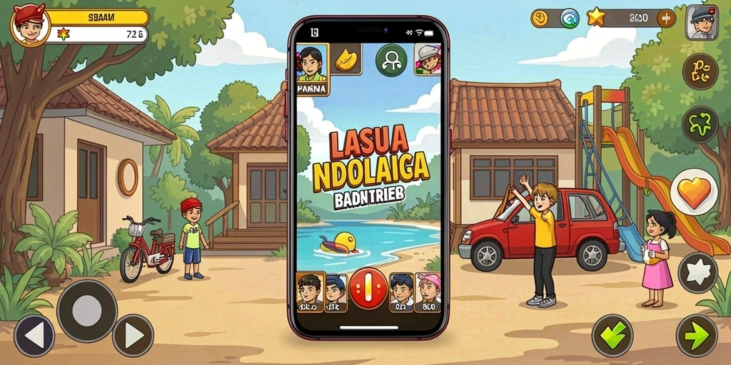 Tampilan awal permainan yang menawan dan menggugah rasa ingin tahu.