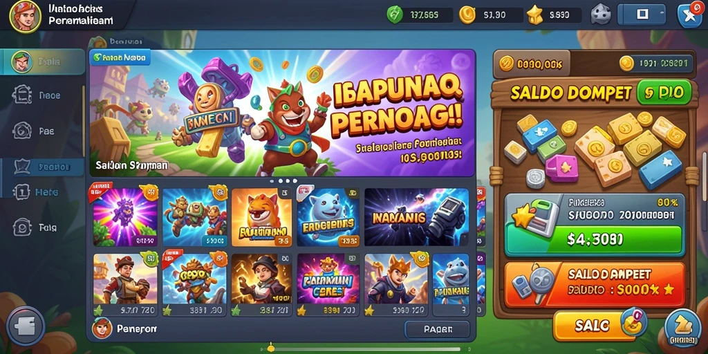 Tampilan awal aplikasi yang menarik perhatian.