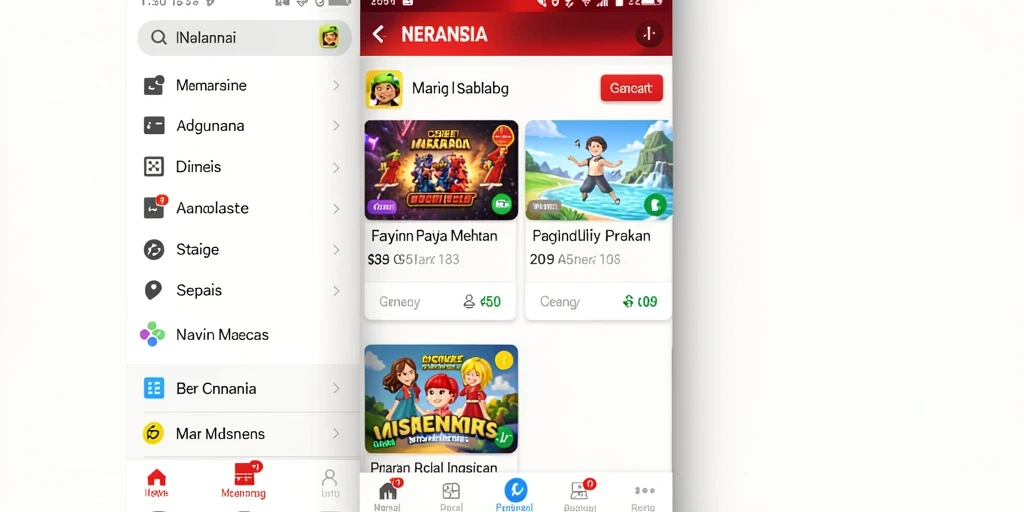 Tangkapan layar pertama menampilkan pemandangan indah dari dunia game.