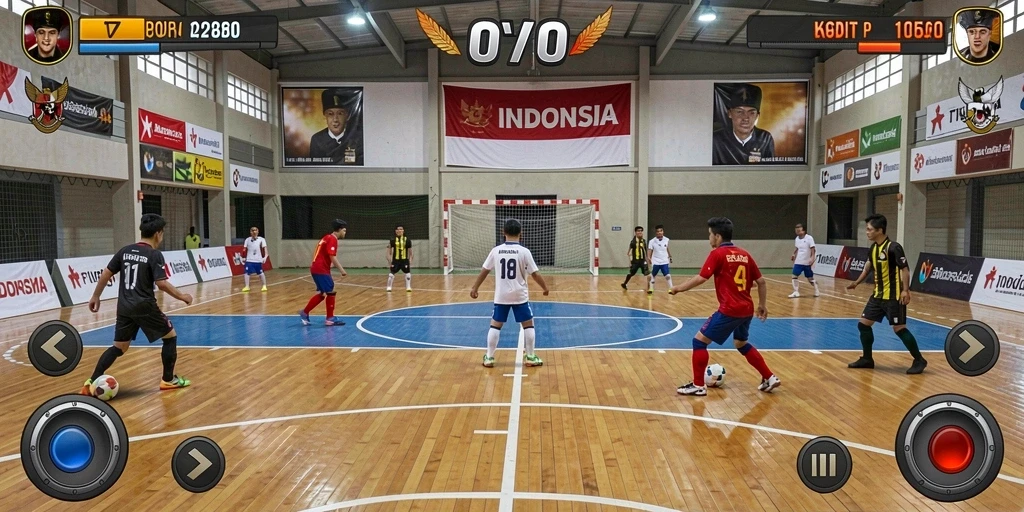 Tangkapan layar menunjukkan pemandangan indah dalam game.