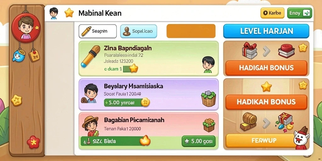 Tampilan antarmuka yang user-friendly dan menarik.