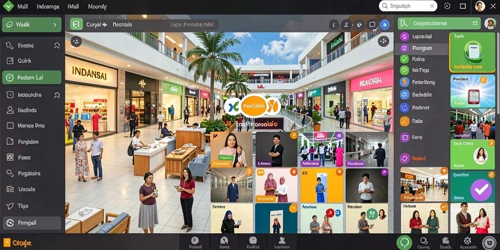 Tampilan utama PK95 yang menarik dan penuh warna.