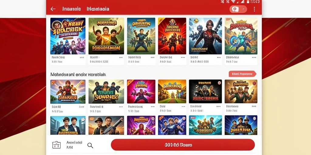 Tampilan awal permainan yang memikat.