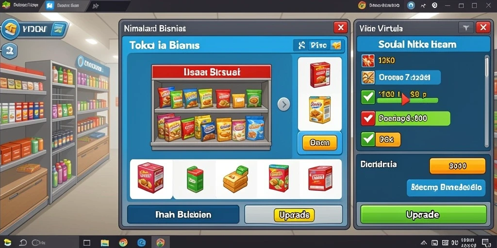 Tampilan menu utama yang intuitif dan mudah dinavigasi.