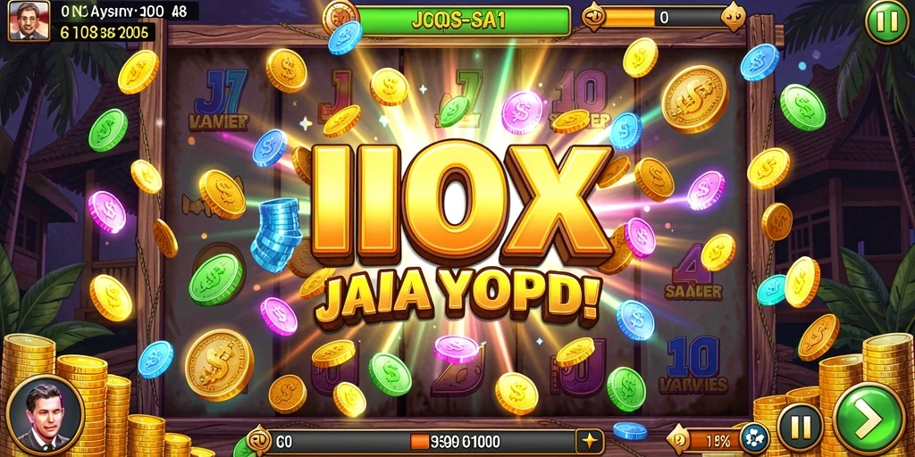 Screenshot pertama menunjukkan tampilan menu utama yang menarik.